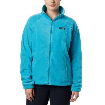 Columbia Benton Springs Full Zip Fleece, Chamarras Azules Para Mujer | 298071-WAE